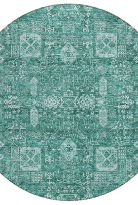 Addison Rugs Chantille Teal 8'0" x 8'0" Round