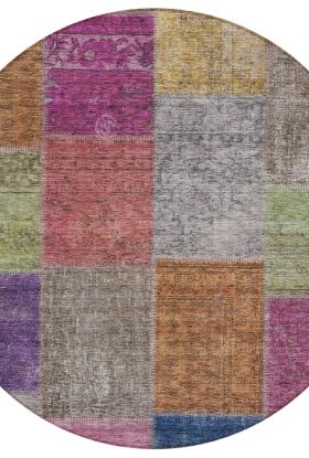 Addison Rugs Chantille Copper 8'0" x 8'0" Round