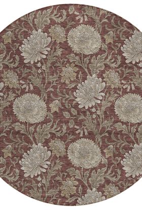 Addison Rugs Chantille Merlot 8'0" x 8'0" Round