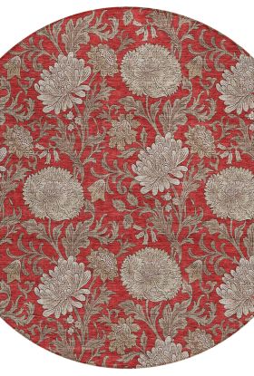 Addison Rugs Chantille Red 8'0" x 8'0" Round