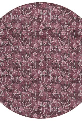 Addison Rugs Chantille Merlot 8'0" x 8'0" Round