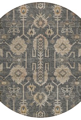 Addison Rugs Chantille Gray 8'0" x 8'0" Round