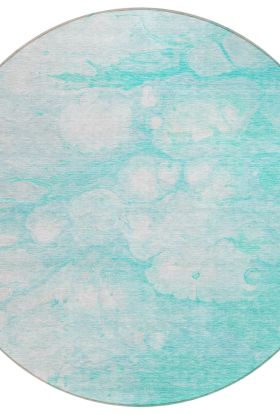 Addison Rugs Chantille Aqua 8'0" x 8'0" Round