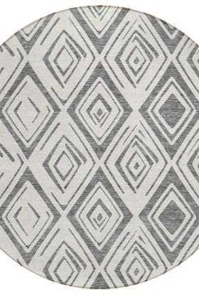 Addison Rugs Chantille Gray 8'0" x 8'0" Round