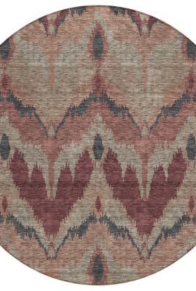 Addison Rugs Chantille Burgundy 8'0" x 8'0" Round