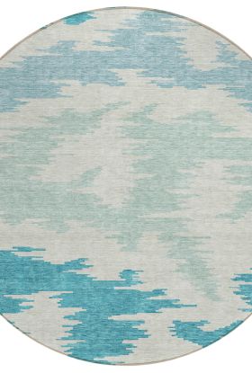 Addison Rugs Chantille Teal 8'0" x 8'0" Round