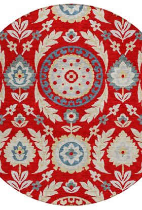 Addison Rugs Chantille Red 8'0" x 8'0" Round