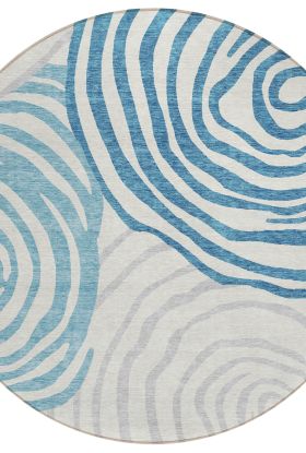 Addison Rugs Chantille Teal 8'0" x 8'0" Round