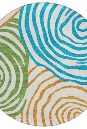 Addison Rugs Chantille White 8'0" x 8'0" Round