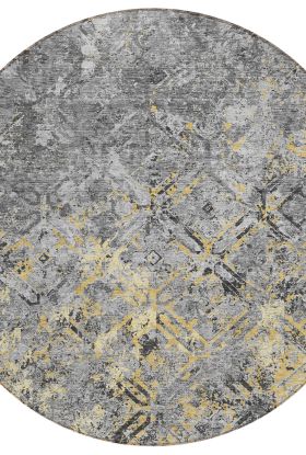 Addison Rugs Chantille Gray 8'0" x 8'0" Round