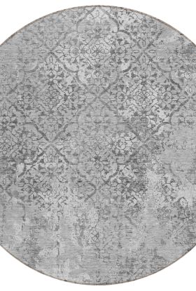 Addison Rugs Chantille Gray 8'0" x 8'0" Round