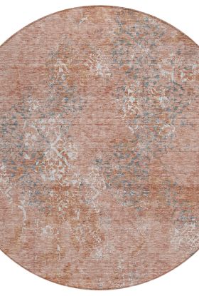 Addison Rugs Chantille Salmon 8'0" x 8'0" Round