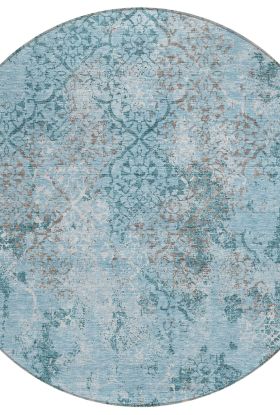 Addison Rugs Chantille Teal 8'0" x 8'0" Round