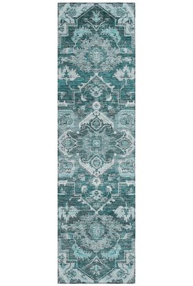 Addison Rugs Chantille Teal 2'3" x 7'6" Runner