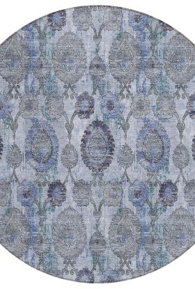 Addison Rugs Chantille Blue 8'0" x 8'0" Round