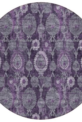 Addison Rugs Chantille Eggplant 8'0" x 8'0" Round