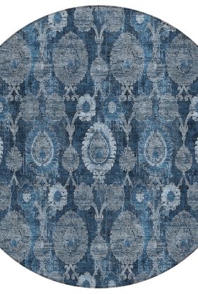 Addison Rugs Chantille Navy 8'0" x 8'0" Round