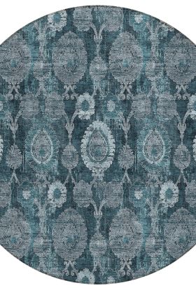 Addison Rugs Chantille Teal 8'0" x 8'0" Round