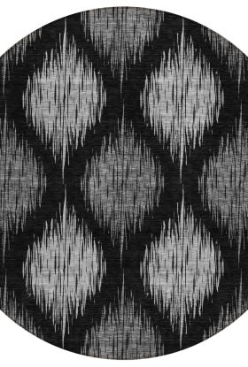 Addison Rugs Chantille Black 8'0" x 8'0" Round