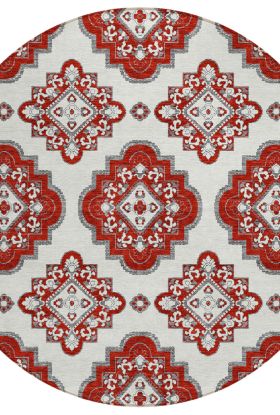 Addison Rugs Chantille Red 8'0" x 8'0" Round