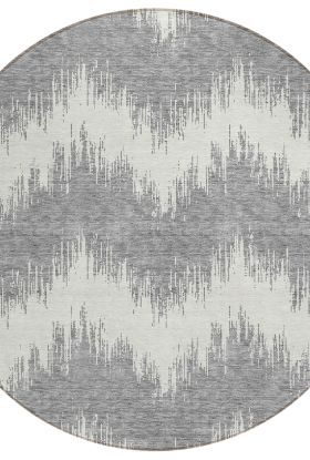 Addison Rugs Chantille Gray 8'0" x 8'0" Round