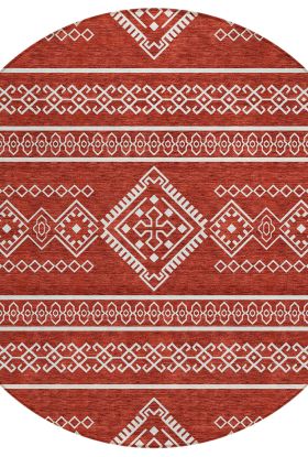 Addison Rugs Chantille Red 8'0" x 8'0" Round