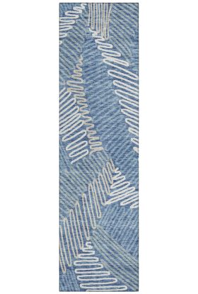 Addison Rugs Chantille Blue 2'3" x 7'6" Runner