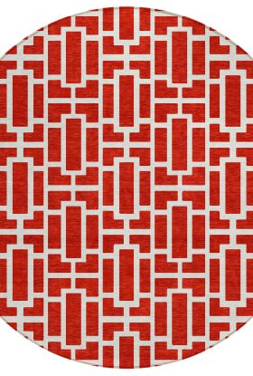 Addison Rugs Chantille Red 8'0" x 8'0" Round