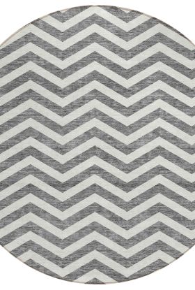 Addison Rugs Chantille Gray 8'0" x 8'0" Round