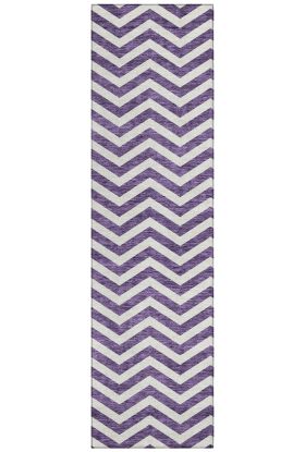 Addison Rugs Chantille Purple 2'3" x 7'6" Runner