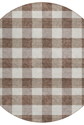 Addison Rugs Chantille Brown 8'0" x 8'0" Round