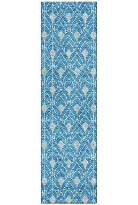 Addison Rugs Chantille Teal 2'3" x 7'6" Runner