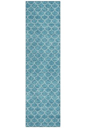 Addison Rugs Chantille Teal 2'3" x 7'6" Runner