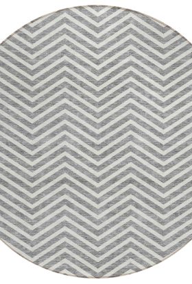 Addison Rugs Chantille Gray 8'0" x 8'0" Round