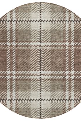 Addison Rugs Chantille Brown 8'0" x 8'0" Round