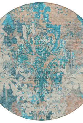 Addison Rugs Chantille Teal 8'0" x 8'0" Round