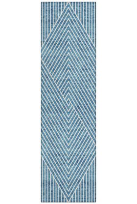 Addison Rugs Chantille Teal 2'3" x 7'6" Runner