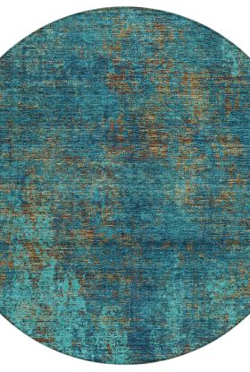 Addison Rugs Chantille Teal 8'0" x 8'0" Round