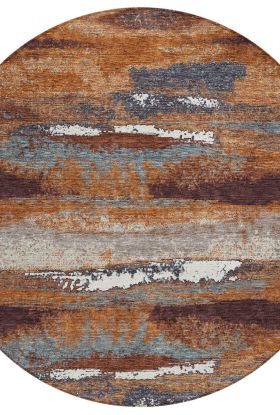 Addison Rugs Chantille Copper 8'0" x 8'0" Round