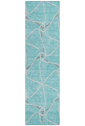 Addison Rugs Chantille Teal 2'3" x 7'6" Runner