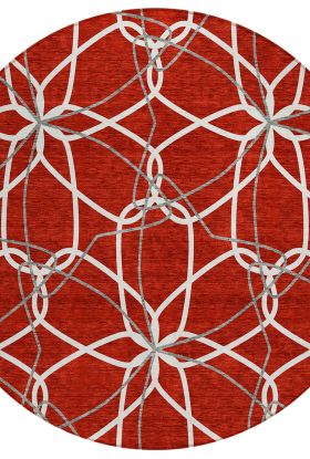 Addison Rugs Chantille Red 8'0" x 8'0" Round