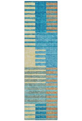 Addison Rugs Chantille Teal 2'3" x 7'6" Runner