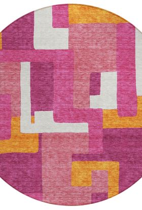 Addison Rugs Chantille Pink 8'0" x 8'0" Round