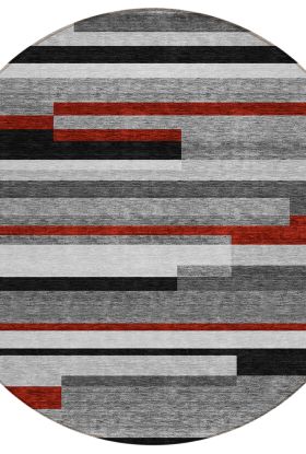 Addison Rugs Chantille Gray 8'0" x 8'0" Round