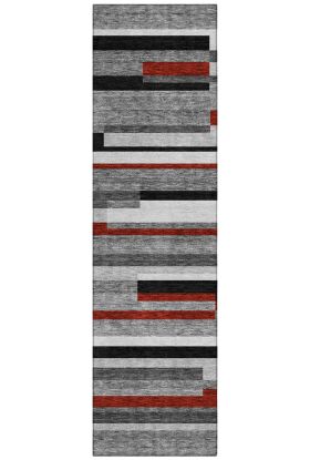 Addison Rugs Chantille Gray 2'3" x 7'6" Runner
