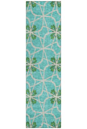 Addison Rugs Chantille Aqua 2'3" x 7'6" Runner