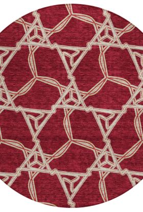 Addison Rugs Chantille Burgundy 8'0" x 8'0" Round