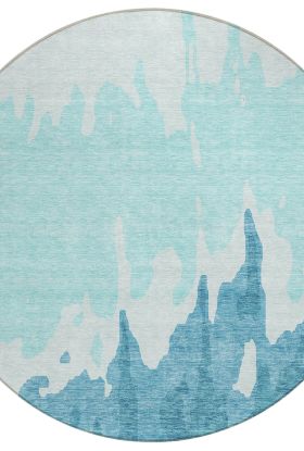 Addison Rugs Chantille Teal 8'0" x 8'0" Round