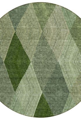 Addison Rugs Chantille Green 8'0" x 8'0" Round