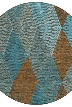 Addison Rugs Chantille Teal 8'0" x 8'0" Round